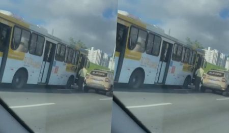 Após episódio com ônibus, rodoviário em surto ficará afastado