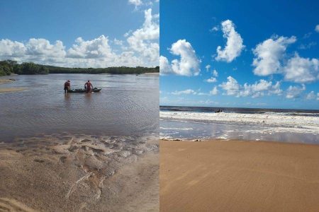 Bombeiros mantêm buscas por desaparecido em praia de Itacimirim