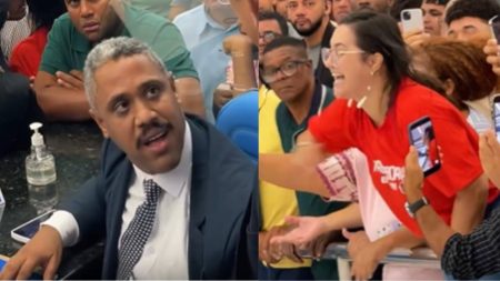 Vídeo: Vereador rasga contracheque durante protesto de professores em Camaçari