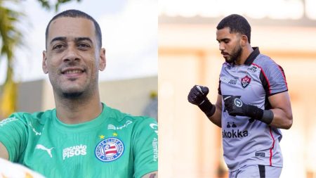 Bahia e Vitória têm goleiros no topo do ranking de defesas do Brasileirão