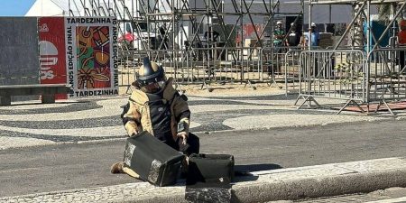 Polícia localiza explosivo em área próxima a local de show da Shakira