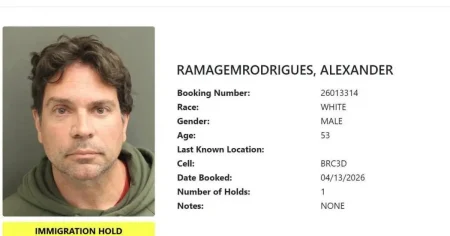 Imagem de Alexandre Ramagem preso é divulgada por autoridades dos EUA