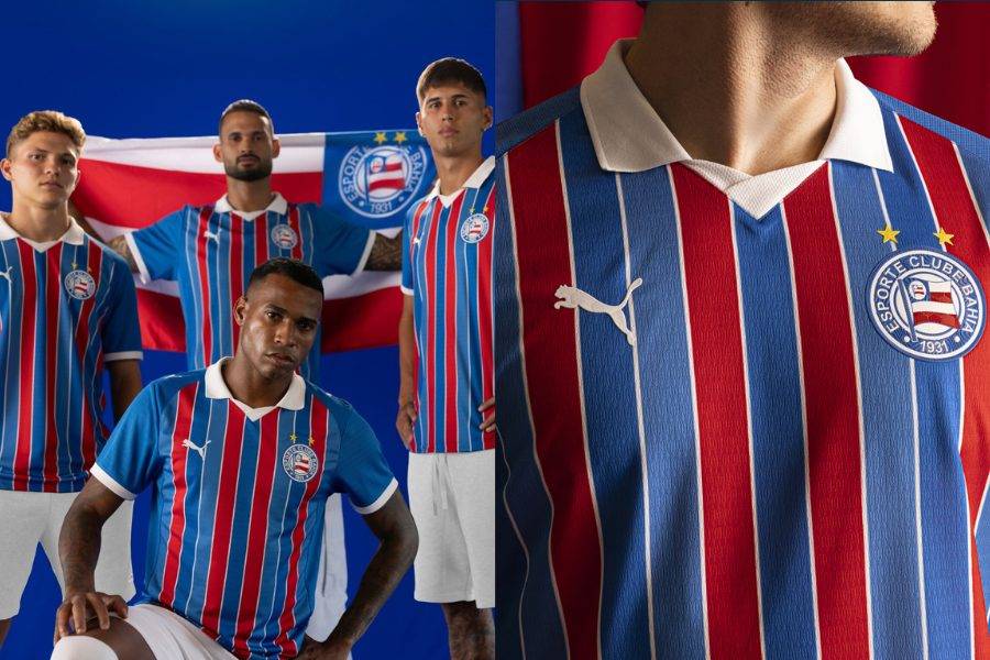 Bahia lança nova camisa para 2026 com homenagem à torcida