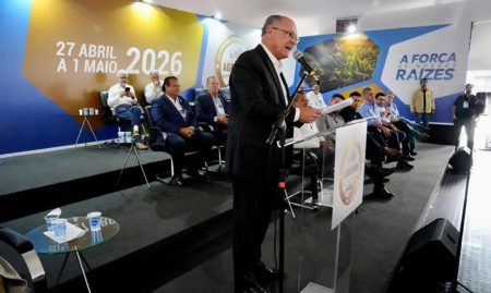 Alckmin anuncia linha de R$ 10 bilhões para modernização de máquinas agrícolas