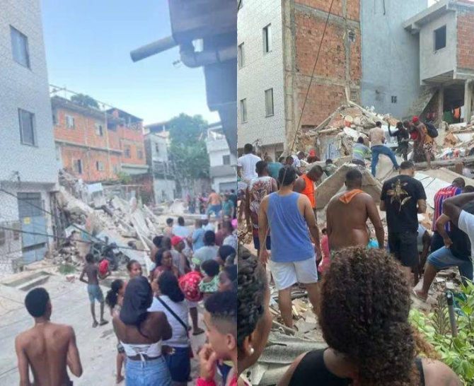 Imóvel desaba em Luís Anselmo, em Salvador, e deixa ao menos um ferido