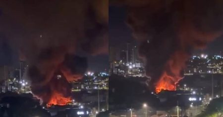 Susto na madrugada: Incêndio atinge estrutura do Circo do Tirullipa em Natal