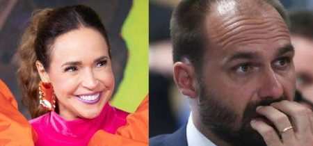 Defesa de Daniela Mercury cobra STF por decisão em queixa-crime contra Eduardo Bolsonaro