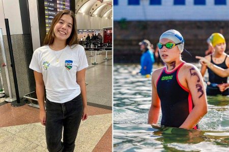 Nadadora baiana de 14 anos é convocada para representar o Brasil em torneio internacional no Equador