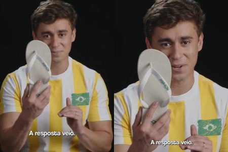 “Pé Direito”: Nikolas Ferreira lança marca de chinelos e provoca nova repercussão nas redes
