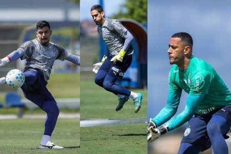 Com lesões no gol, Ronaldo volta a treinar e pode ser relacionado pelo Bahia