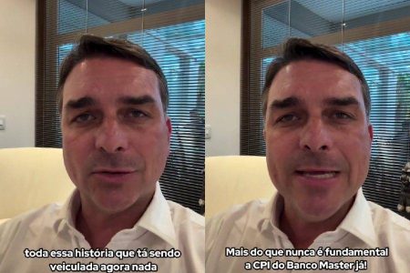 Flávio Bolsonaro admite que buscou recursos com Vorcaro para filme sobre o pai