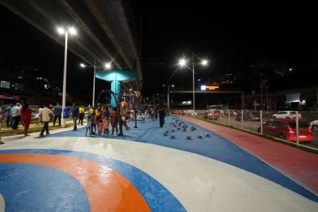 Avenida Bonocô passa a ter áreas de lazer, esporte e convivência