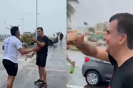Presidente do Vitória é agredido por torcedor do Bahia enquanto caminhava na orla
