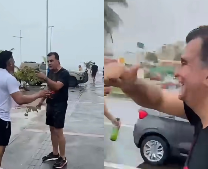 Presidente do Vitória é agredido por torcedor do Bahia enquanto caminhava na orla