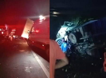 VÍDEO: Tragédia na BR-116: Colisão frontal entre van e caminhão deixa 16 mortos na Bahia
