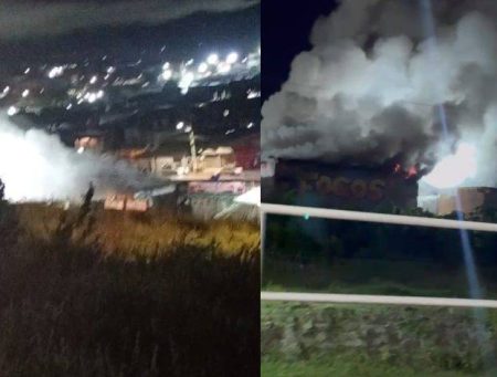 Incêndio destrói casa de fogos e causa explosões em Simões Filho