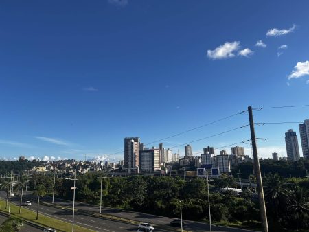 Salvador terá terça-feira de céu claro e pouca chance de chuva