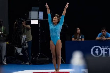 Rebeca Andrade conquista ouro no Pan do Rio em retorno às competições