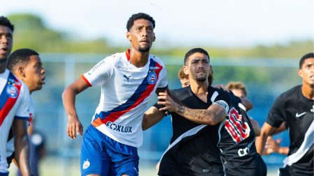Bahia empata com o Vasco em casa e segue fora do G-8 do Brasileirão Sub-20