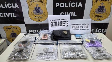 Grupo tático da Polícia Civil prende suspeito por tráfico e apreende cocaína, crack e maconha em Alagoinhas