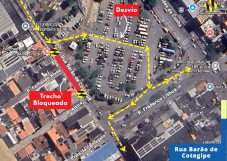 Trecho de rua na Cidade Baixa terá bloqueio temporário para obra de drenagem
