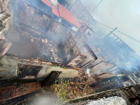 Incêndio em imóvel no Engenho Velho de Brotas é controlado e entra na fase de rescaldo