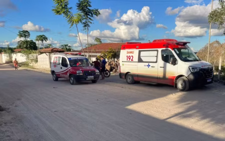 Criança de 12 anos fica gravemente ferida após explosão de fogos no interior da Bahia