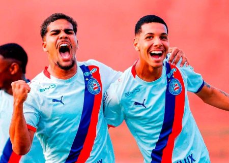 Após goleada histórica, Bahia pode conquistar oitavo título seguido do Baianão Sub-20