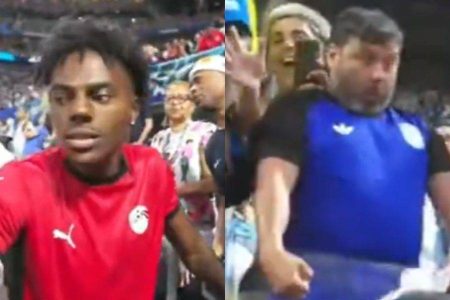 Influenciador volta a ser alvo de gestos racista durante jogo da Argentina na Copa do Mundo