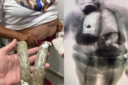 Idosa é presa após esconder drogas na roupa para entrar em presídio
