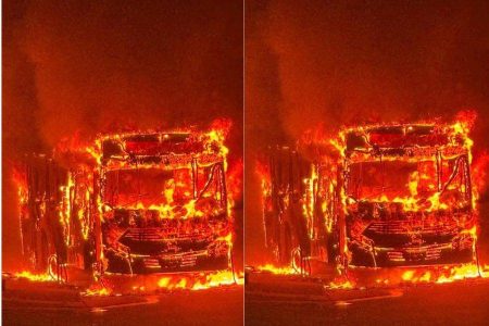 Protesto após morte de homem em São Cristóvão provoca incêndio em ônibus e muda operação do transporte