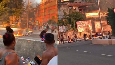 Protesto interdita Avenida Contorno após ação policial na Gamboa de Baixo