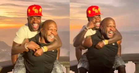 Vini Jr. recebe declaração de Terry Crews após encontro no Cristo Redentor