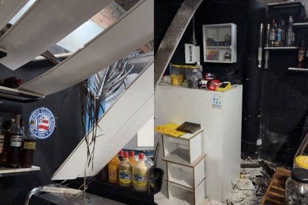 Homem invade bar pelo telhado, furta objetos e causa prejuízo de R$ 5 mil em Lauro de Freitas