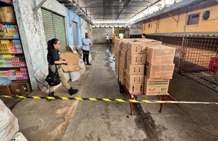 PC apreende 400 kg de fogos e pólvora após incêndio em área comercial na Bahia