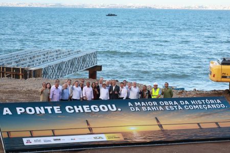 Lula e Jerônimo marcam início das obras da Ponte Salvador-Itaparica