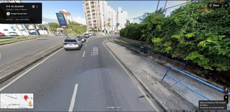 Adutora rompe novamente e alaga rua no Caminho das Árvores, em Salvador