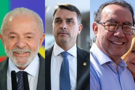 Lula amplia vantagem sobre Flávio Bolsonaro, e Augusto Cury cresce para terceiro, aponta pesquisa