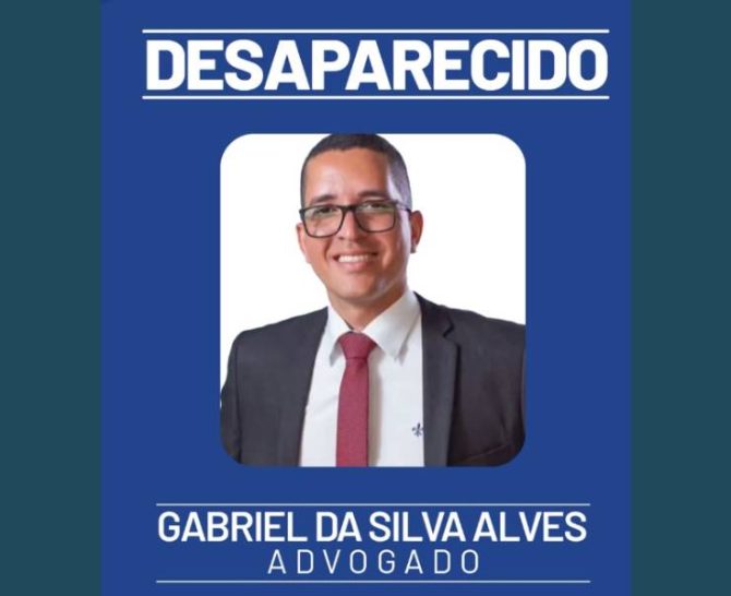 Advogado desaparece após sair de estabelecimento na Bahia; família pede ajuda nas buscas