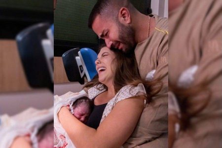 Nasce Malu, primeira filha de Rafa Marques e Pati Guerra; veja primeiras imagens