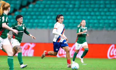 Bahia e Palmeiras empatam em 1 a 1 na ida das quartas do Brasileirão Feminino
