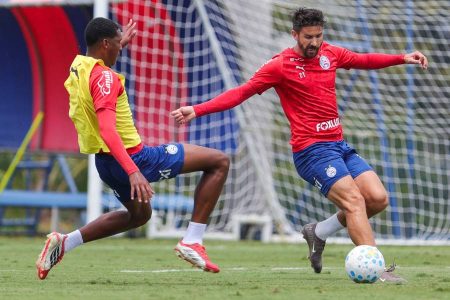 Bahia inicia preparação para o Athletico após vencer o Remo pelo Brasileirão