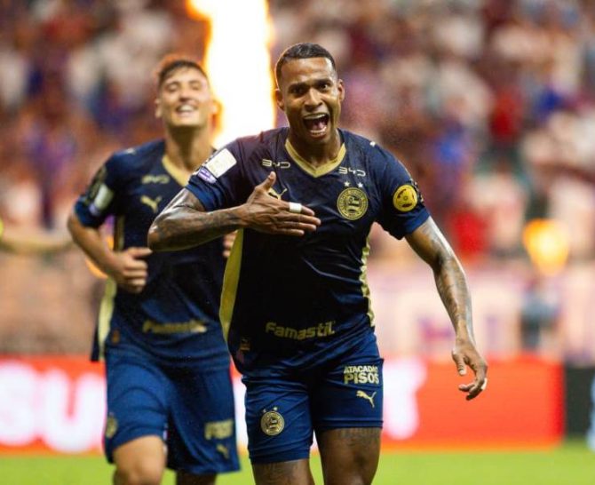 Bahia vence o Remo na Fonte Nova, encerra tabu e entra no G4 do Brasileirão