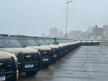 Bahia amplia frota da PM com entrega de 136 novas viaturas