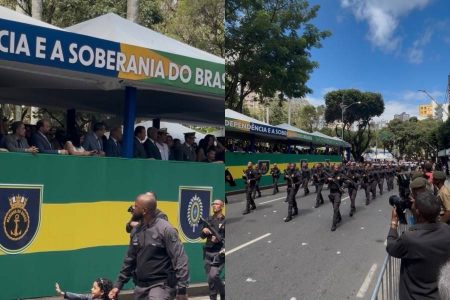 Com presença de Jerônimo e Bruno Reis, Salvador inicia desfile de 7 de Setembro