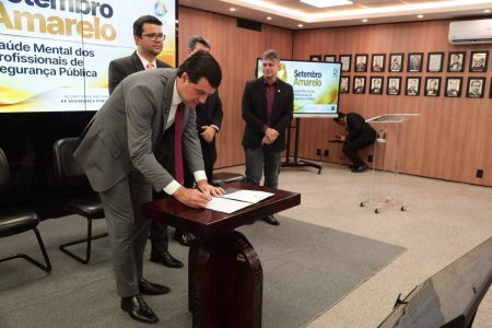 MPBA e Ministério da Justiça firmam acordo para fortalecer saúde mental na segurança pública